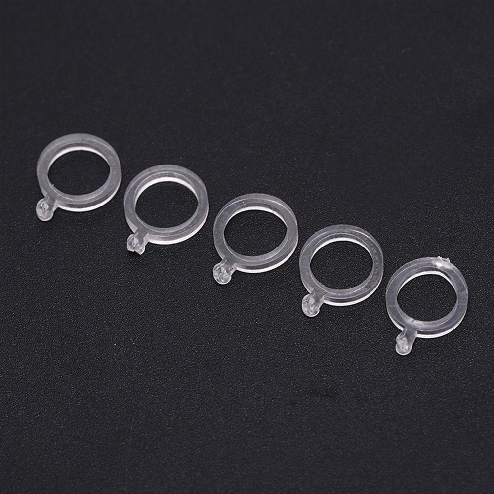 Set 100 Hạt Mồi Câu Cá PE Màu Trắng Trong Suốt Tiện Dụng