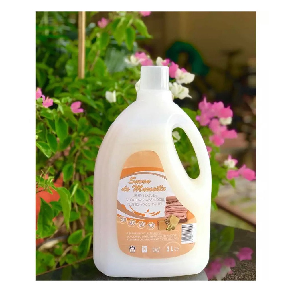 Nước giặt Savon Pháp 3L thơm mát nhẹ nhàng, an toàn cho da, nước giặt cả 2in1