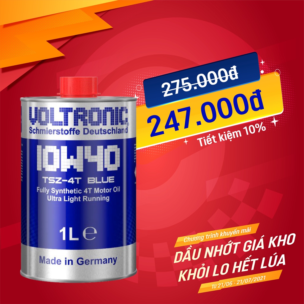 Dầu nhớt VOLTRONIC 10W40 TSZ BLUE