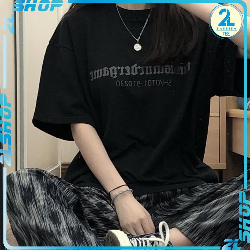 Áo thun tay lỡ unisex bàn cờ đen xám CHESS , áo đôi nam nữ phong cách đường phố 2LSHOP