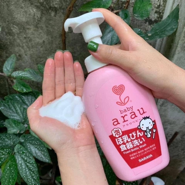 Nước rửa bình sữa Arau chai 500ml
