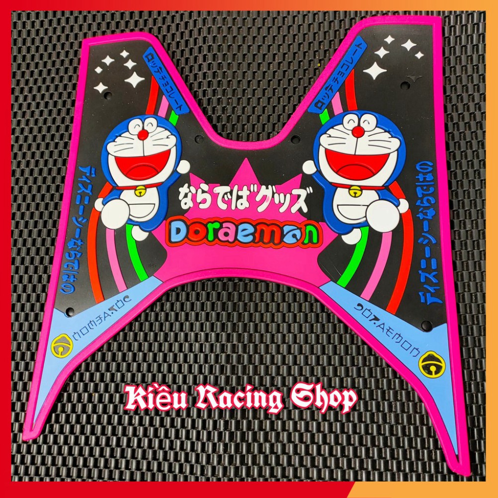 Thảm Thú Hoạt Hình Lót Chân Xe Máy Click Vario Viền Ngẫu Nhiên