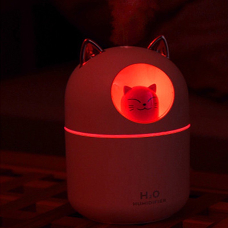 máy phun tinh dầu sương mèo con lồng kính❤️Freeship-ảnh thật🤩 quà tặng dễ thương