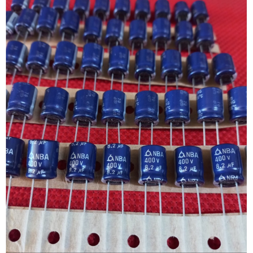 Tụ hoá 4.7uF400V  6.8uF400V  8.2uF400V  12uF400V HÀNG MỚI