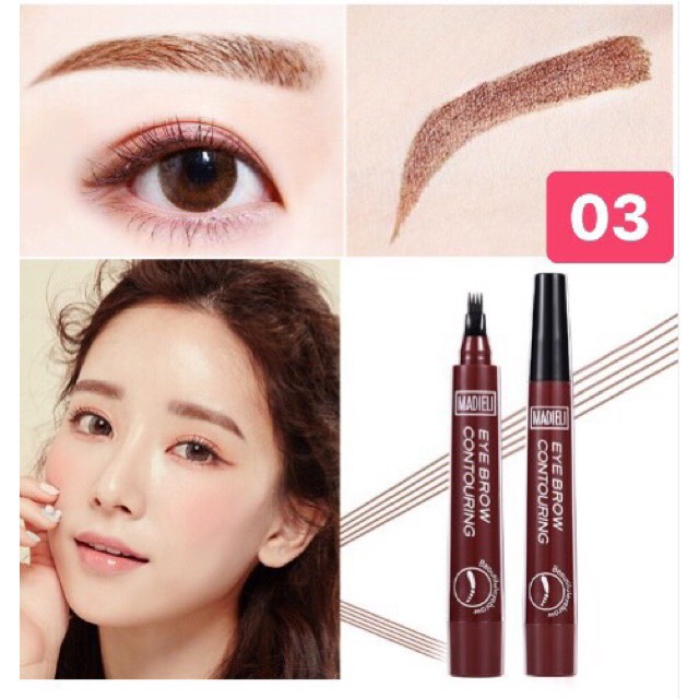 Chì Kẻ Mày 💖 Freeship💖 Bút kẻ chân mày phẩy sợi chống nước 4D Lameila No.784 dễ vẽ, đường kẻ mảnh, rõ nét, không trôi | BigBuy360 - bigbuy360.vn