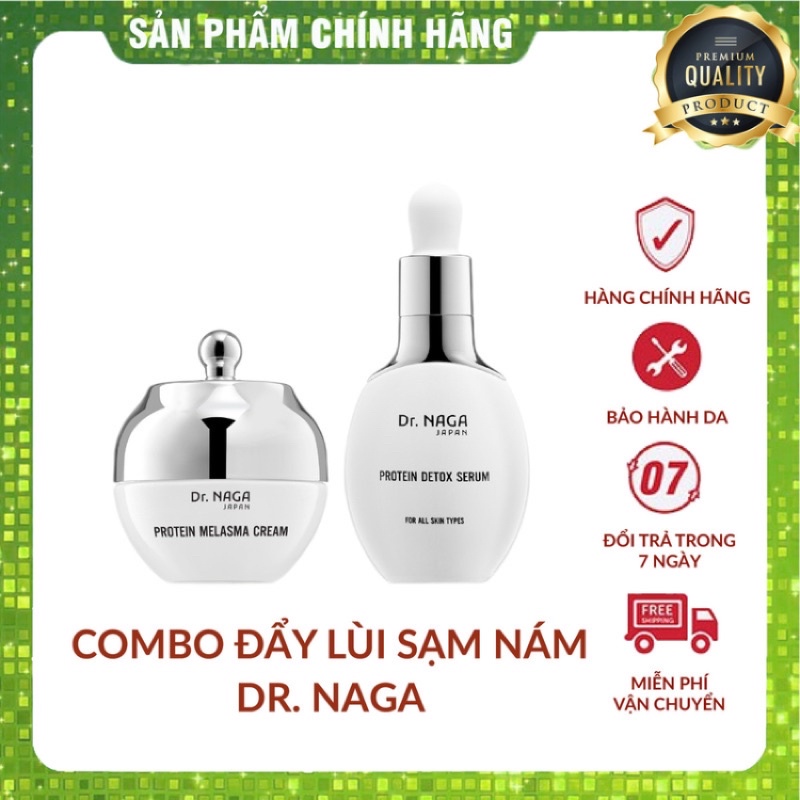 Dr Naga siêu mềm mịn khôi phục da sạm lão hoá nám sau sinh