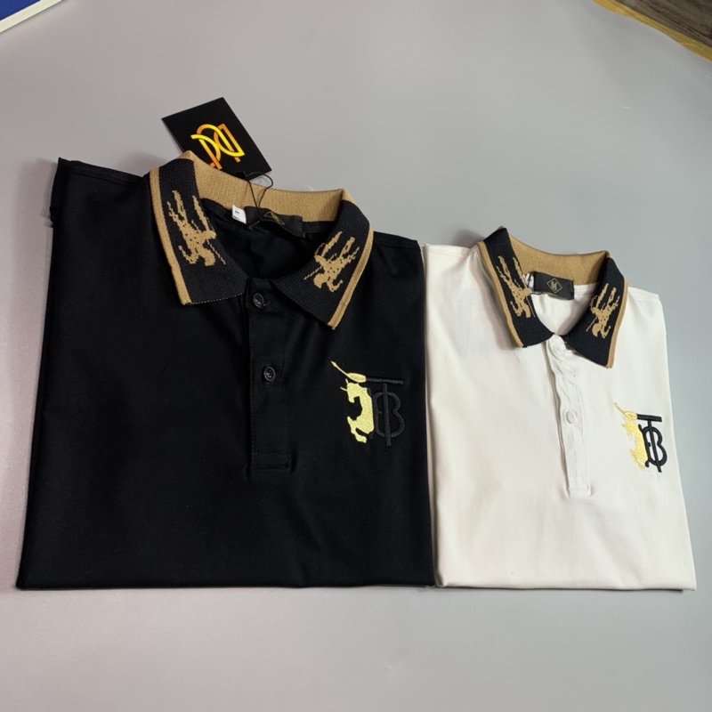Áo thun cổ trụ thêu logo nổi cao cấp (chất cotton 100%) | BigBuy360 - bigbuy360.vn