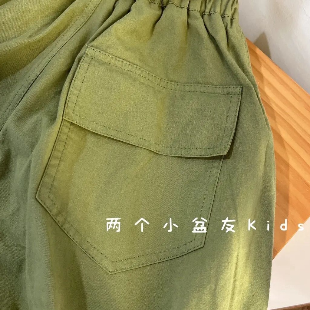 Bộ Đồ Thời Trang Mùa Hè Áo Sát Nách Màu Trơn Kiểu Mới Phong Cách Phương Tây Cho Bé Trai Và Gái