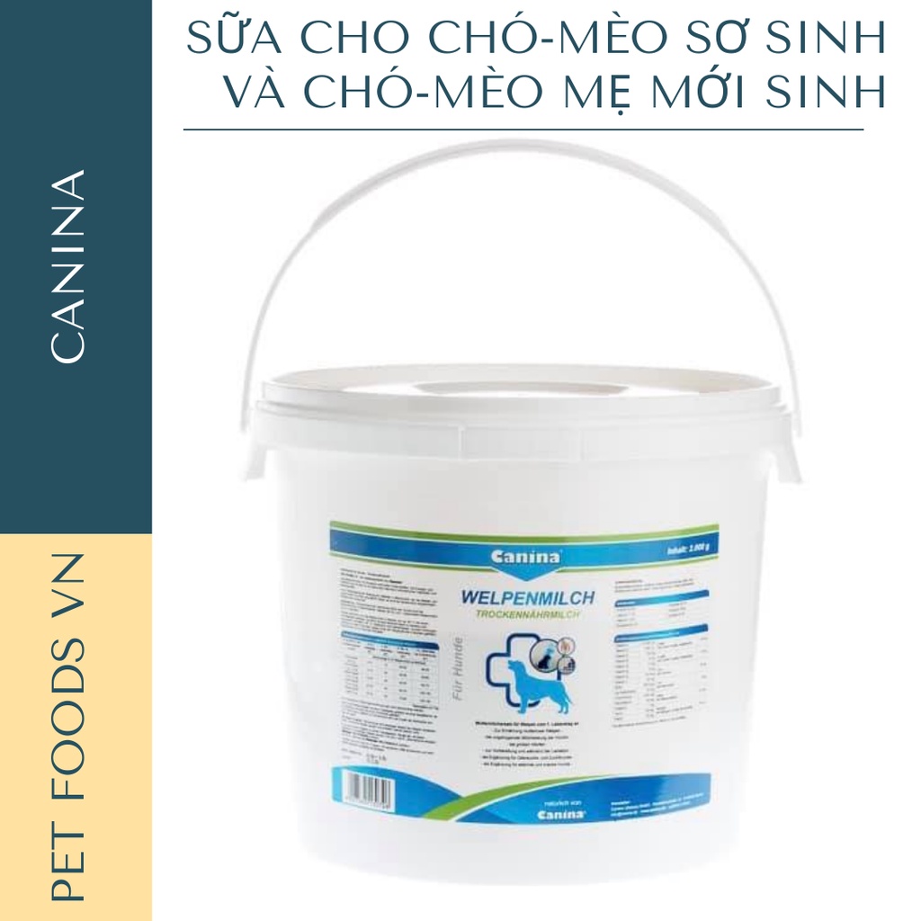 Sữa bột cho Chó Con và Mèo Con CANINA 2kg