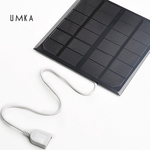 ☆Tấm Pin Năng Lượng Mặt Trời 6V 3W 600MA Cho Điện Thoại