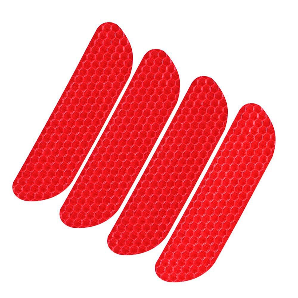 Bộ 4 Miếng Dán Phản Quang Đa Năng Cảnh Báo Cho Cửa Xe Hơi