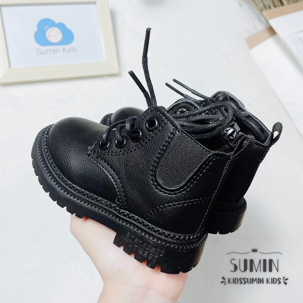 Bốt bé gái, bé trai mẫu boot cho bé gái loại cao cổ trẻ em từ 1 tuổi siêu xinh