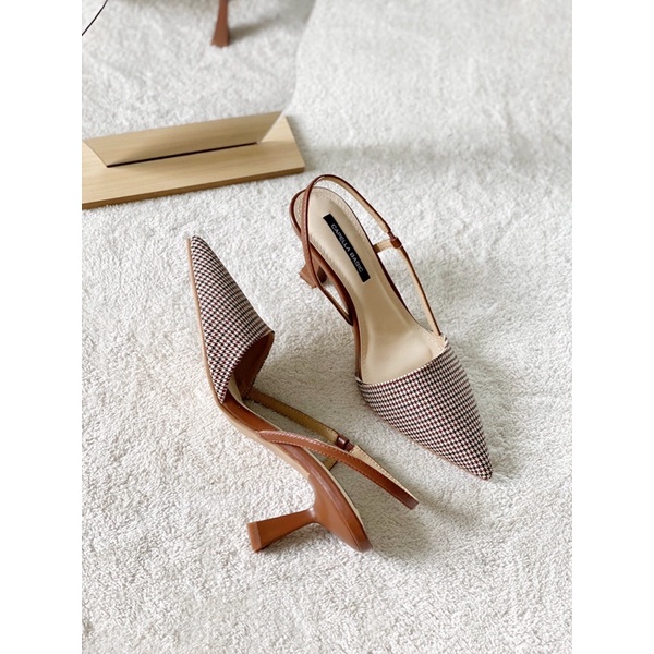 Giày slingback mũi nhọn (ẢNH THẬT SHOP CHỤP TRÊN NỀN)