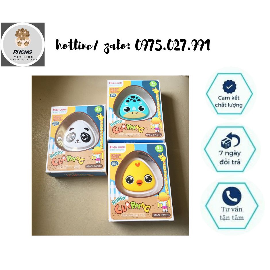 Bộ chạm nhảy tăng chiều cao ĐẾM TIẾNG ANH / TIẾNG VIỆT bộ đồ chơi máy chuông bấm đập nhảy thử thách cho bé