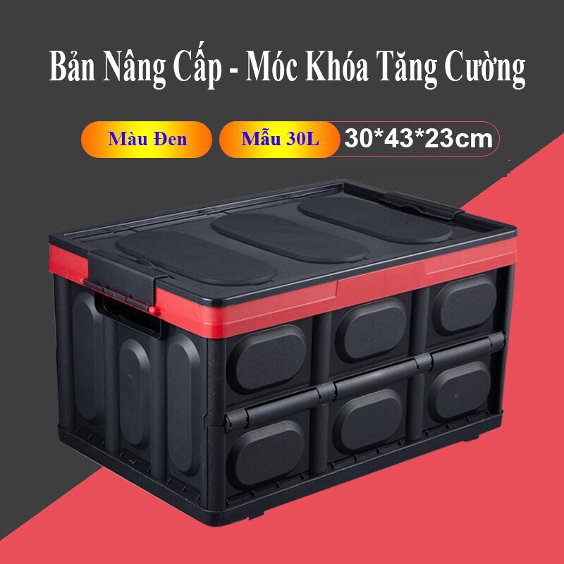 Thùng đựng đồ Ô Tô để cốp có thể gập gọn | 30L + 55L + túi chống nước - Dongbac