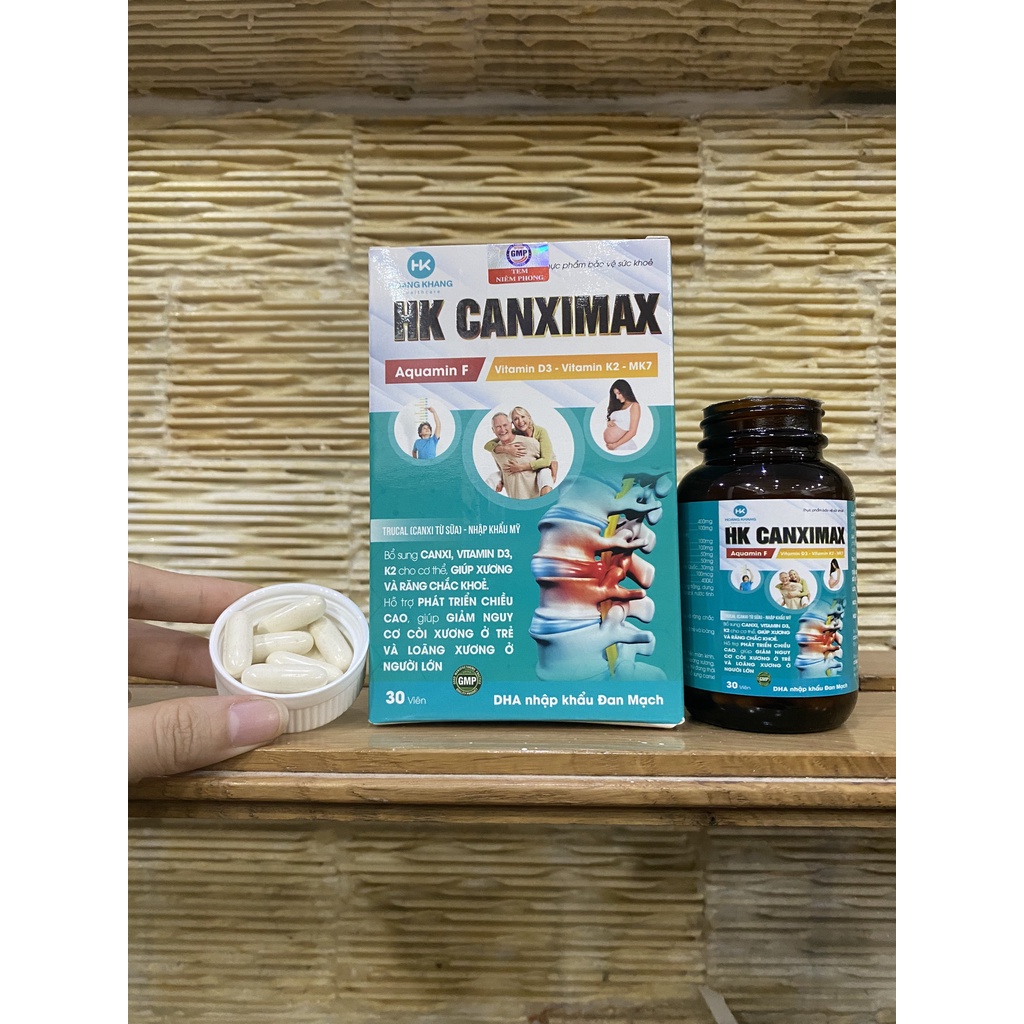 HK CANXIMAX DẠNG LỌ 30 VIÊN GIÚP XƯƠNG VÀ RĂNG CHẮC KHỎE