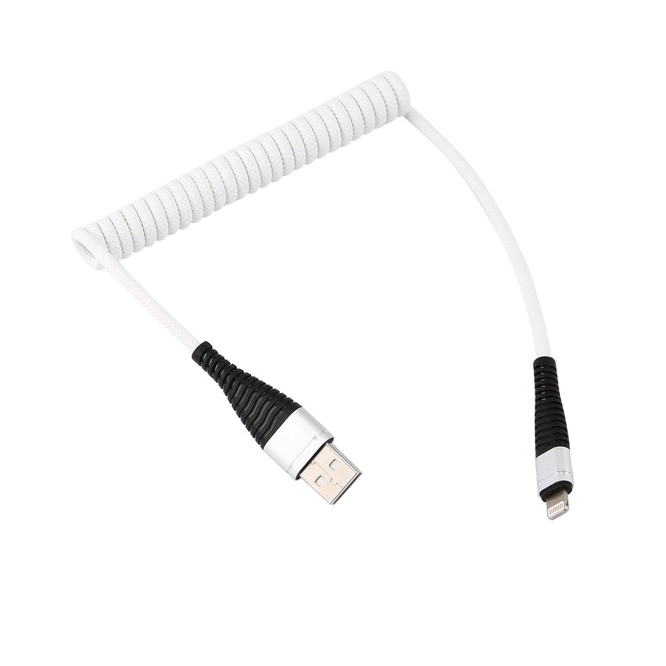 Dây Cáp Sạc Xoắn Ốc Usb 8 Pin Cho ip