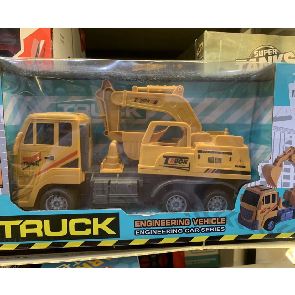 Đồ chơi trẻ em xe máy xúc xoay 360 có tay điều khiển khớp múc