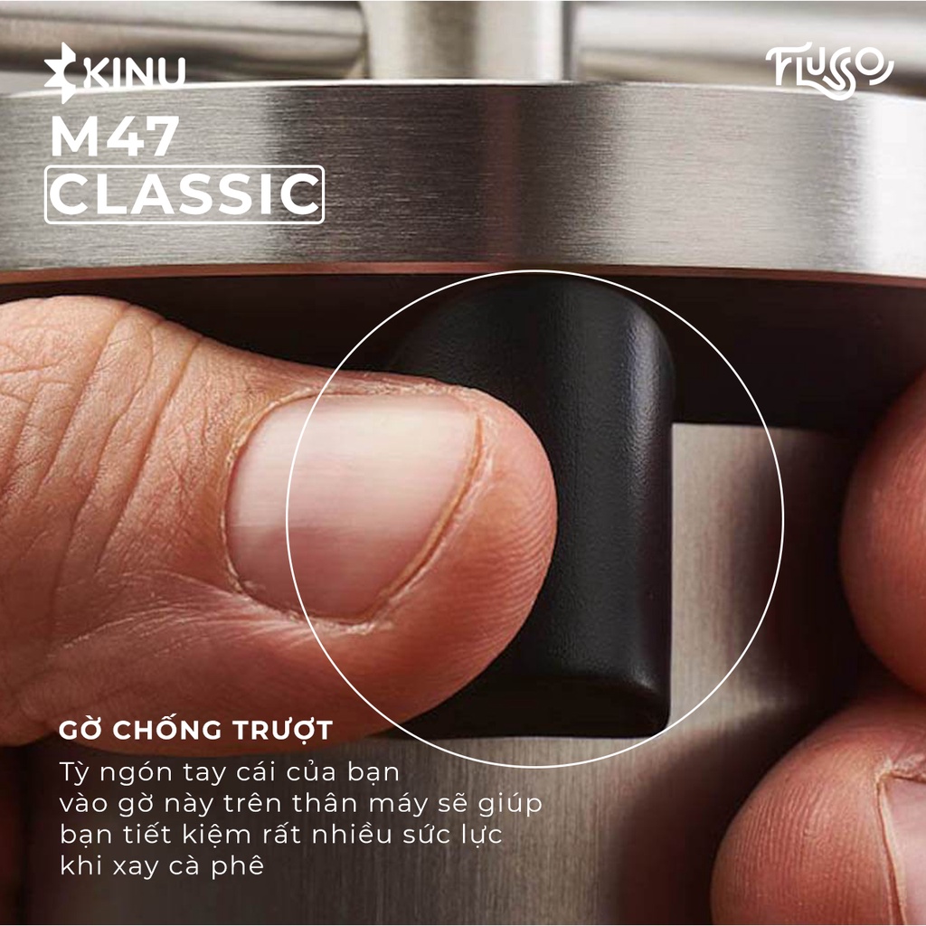 Cối xay cà phê Kinu M47 Classic (Bảo hành chính hãng 12 tháng)