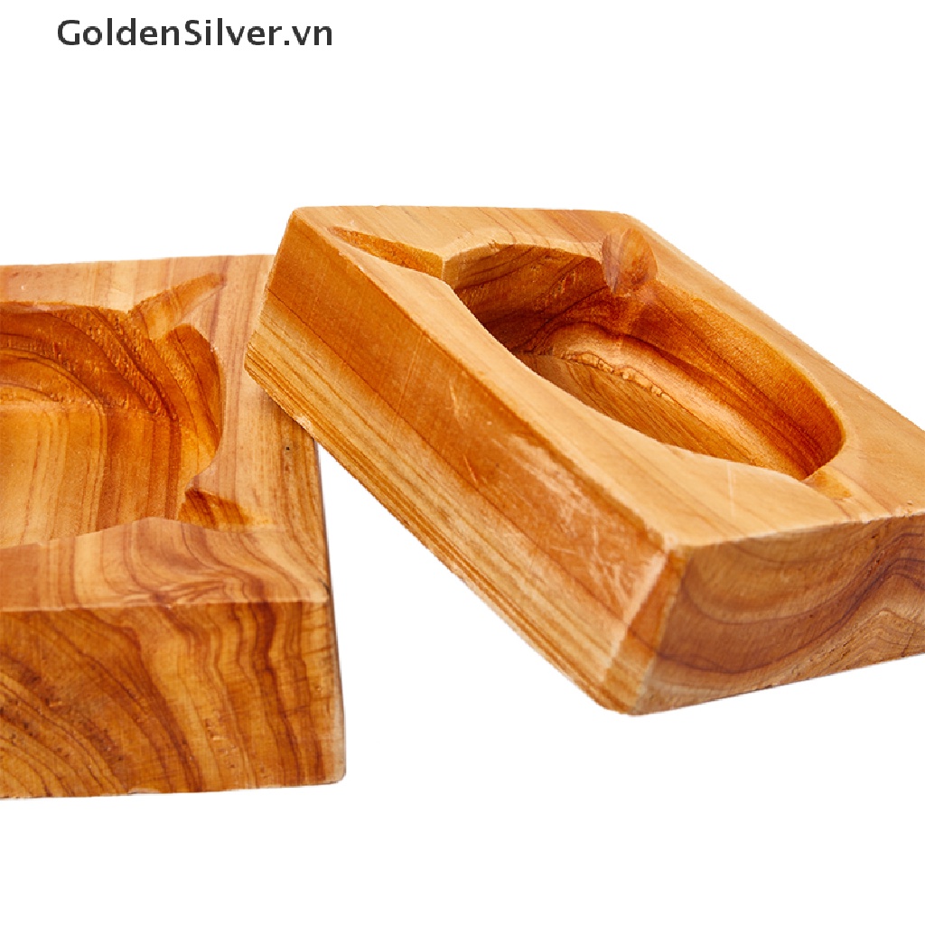 Giá Đỡ Gạt Tàn Thuốc Lá Chống Gió Ngoài Trời Màu Vàng Kim Handmade