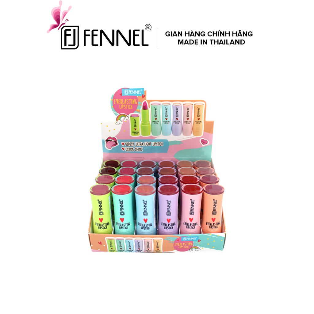 Son thỏi bền màu chính hãng Thái Lan Fennel Everlasting Lipstick cho đôi môi rạng ngời 3,5g