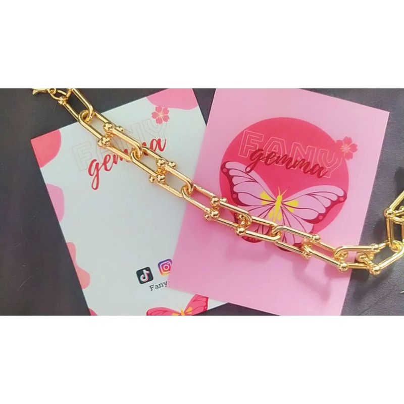 Vòng tay mắt xích rosé  chỉnh size theo yêu cầu.