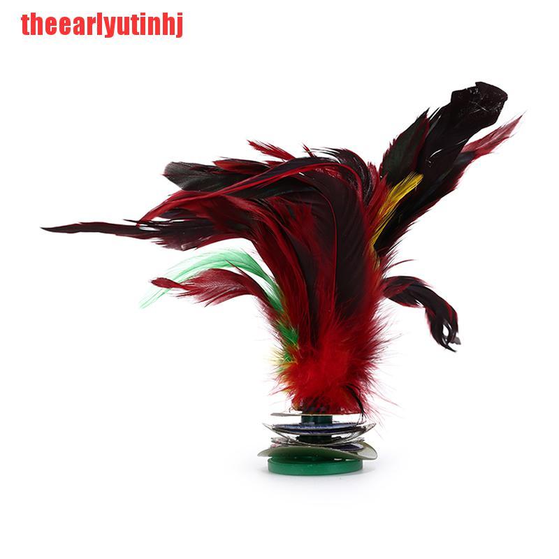 INHJ jianzi 15cm sack foot sports game kick feather kicking shuttlecocks