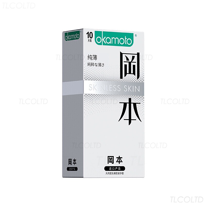 Bao cao su OKAMOTO siêu mỏng SKINLESS SKIN hộp 10 cái