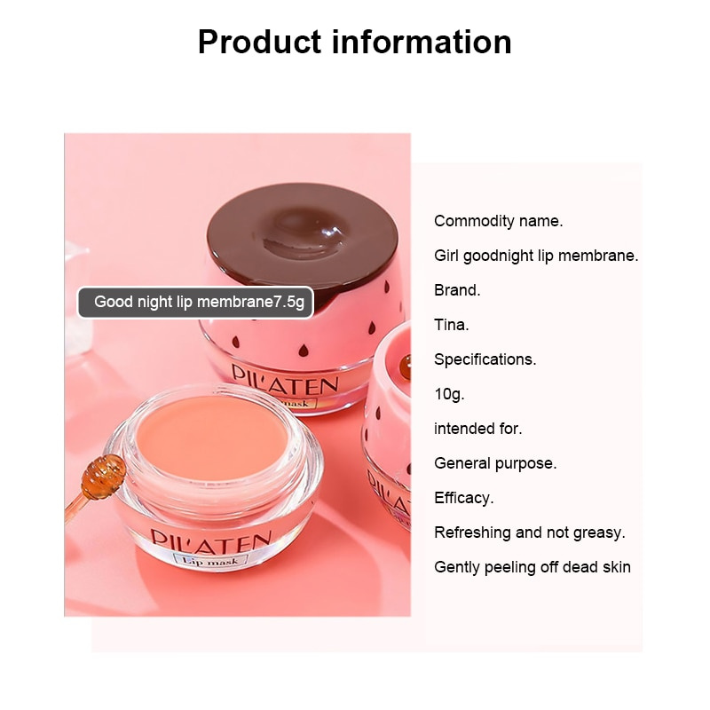 Mặt Nạ Môi Chiết Xuất Trái Cây Dưỡng Ẩm Sâu Cho Môi