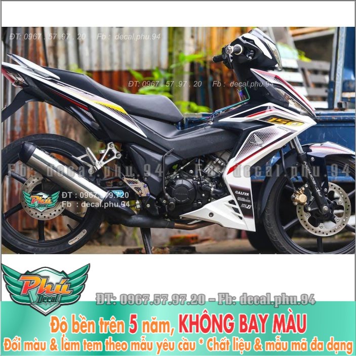 Tem rời Sirius Trắng đen (X) -1