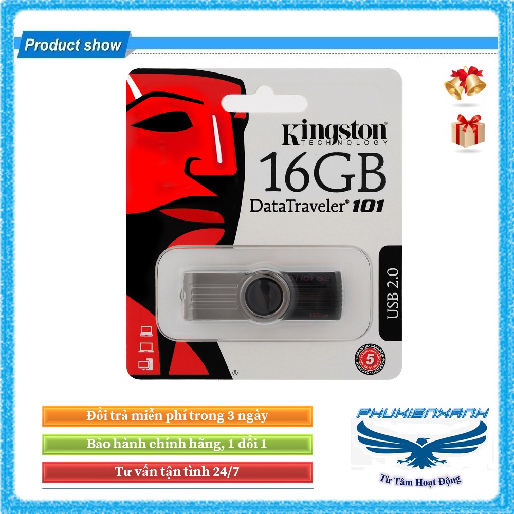 USB 16GB Kingston I Chính hãng I Bảo Hành 24 Tháng I Đổi Trả Miễn Phí Trong 3 Ngày Đầu