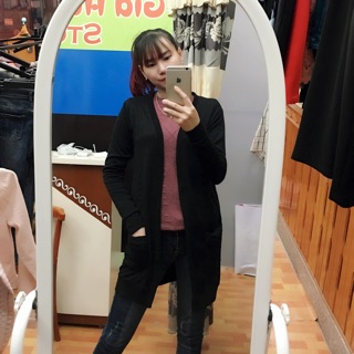 Áo Cardigan len dáng dài