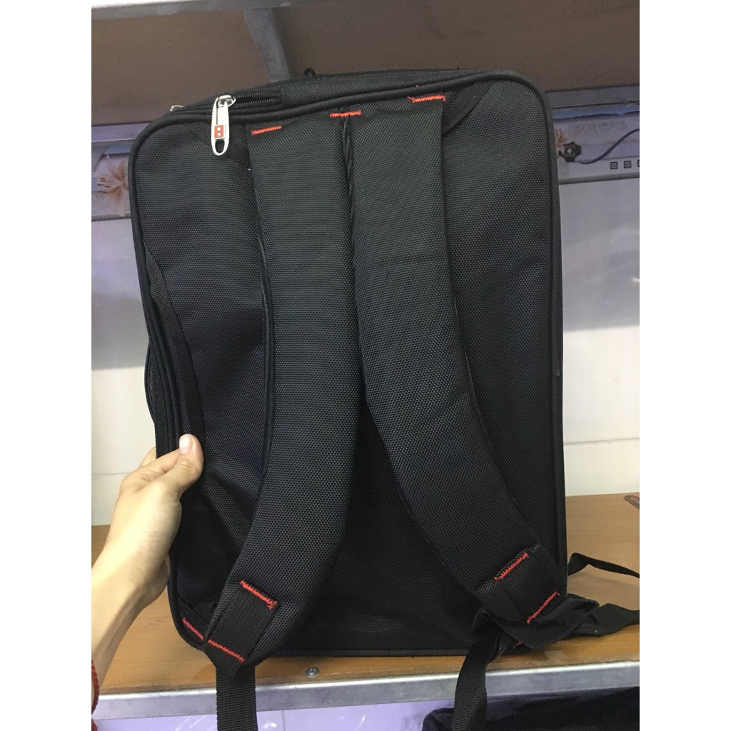 40x30cm Cặp đa năng 8 ngăn dành cho học sinh giáo viên công sở, Cặp Laptop LL 8 ngăn  có Hoa góc - DN02