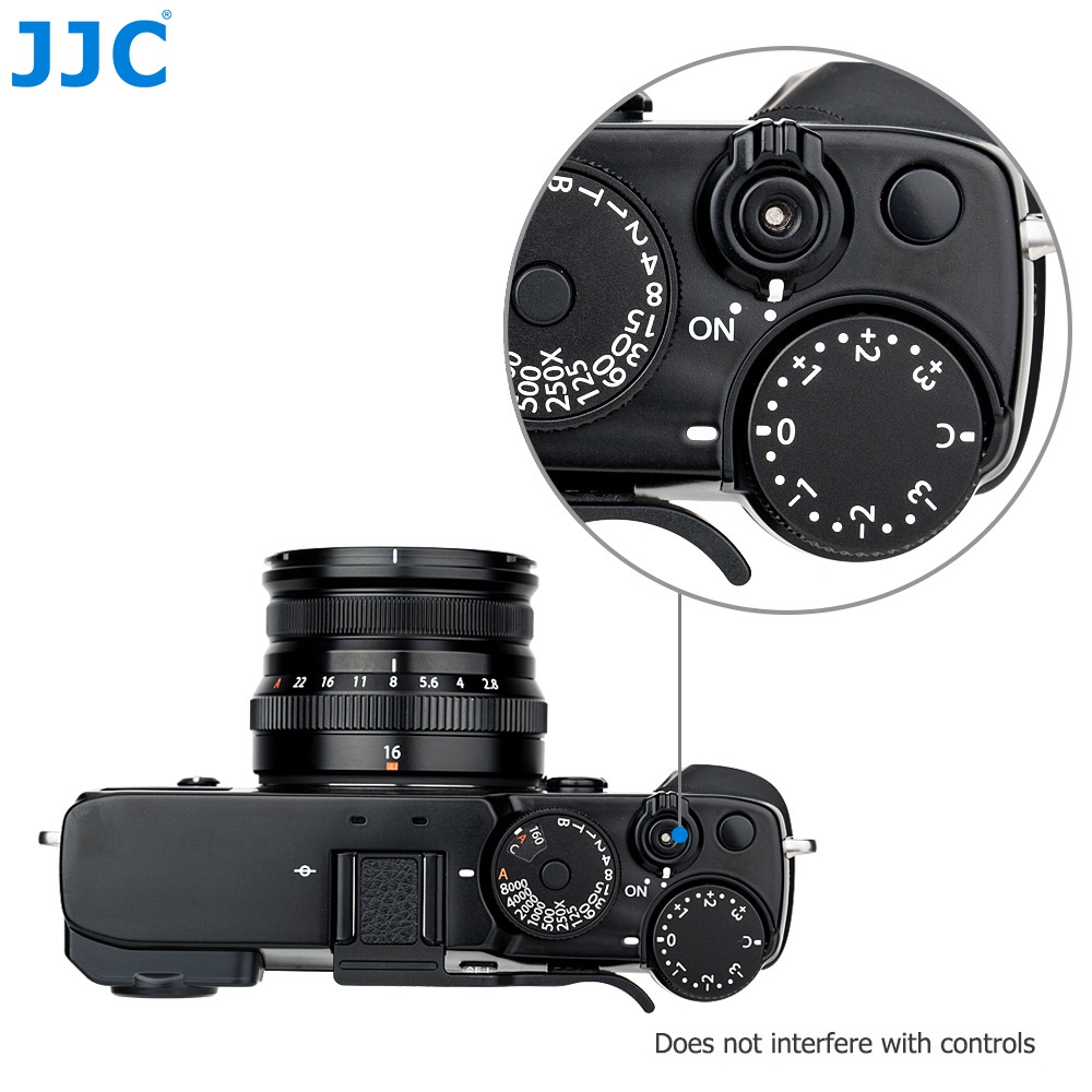 Tay cầm ngón cái máy ảnh JJC bằng kim loại 2 trong 1 an toàn cho Fuji Fujifilm X-Pro3 X-Pro2 X-Pro1 XPro3 XPro2 XPro1