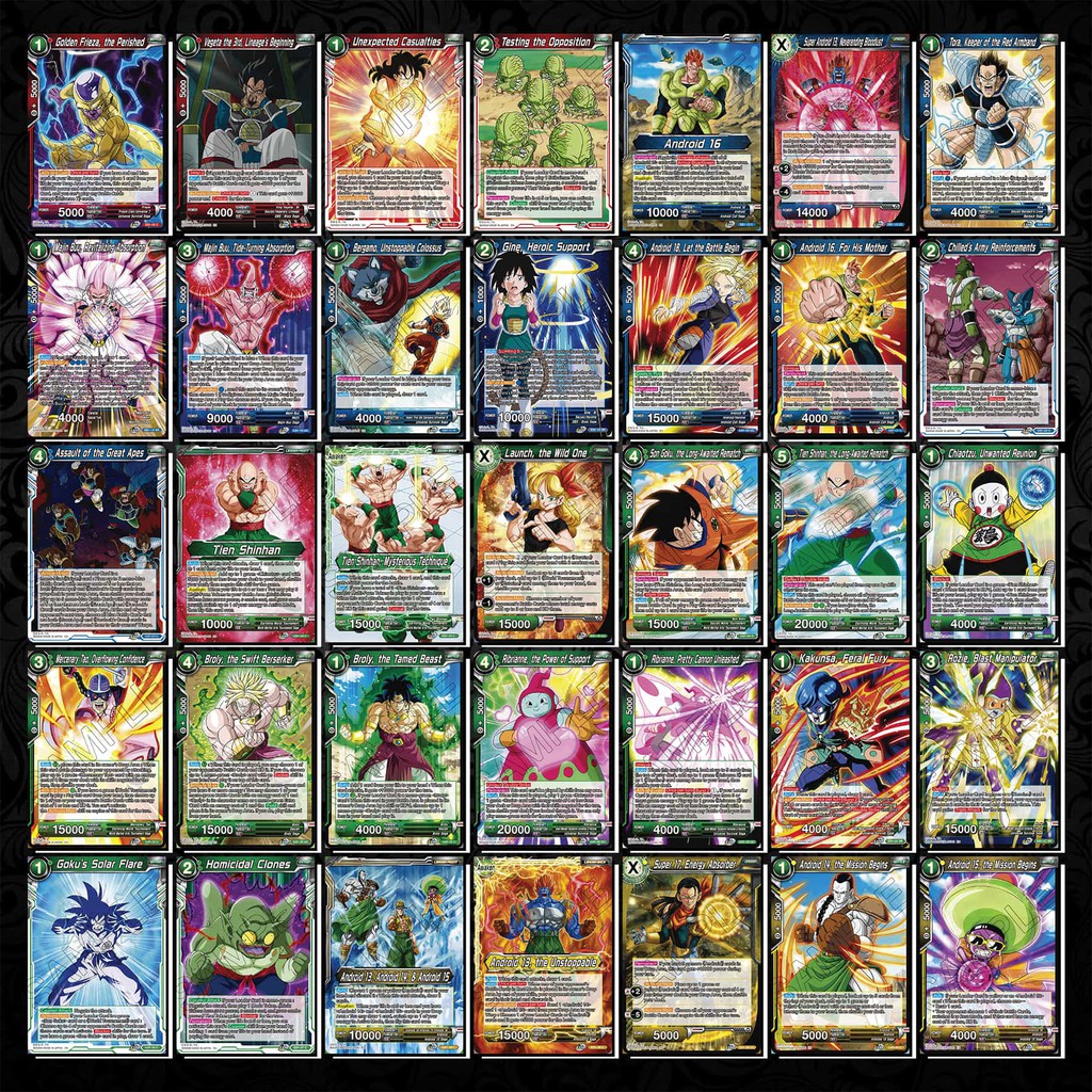 [Độc Quyền Phản Quang 7 Màu] Thẻ Bài Dragon Ball Super Card Game - 7 Viên Ngọc Rồng - Phần 5 - Khổ 6.3 x 9 cm