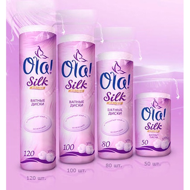 Bông Tẩy Trang Ola Silk Sense 80 miếng