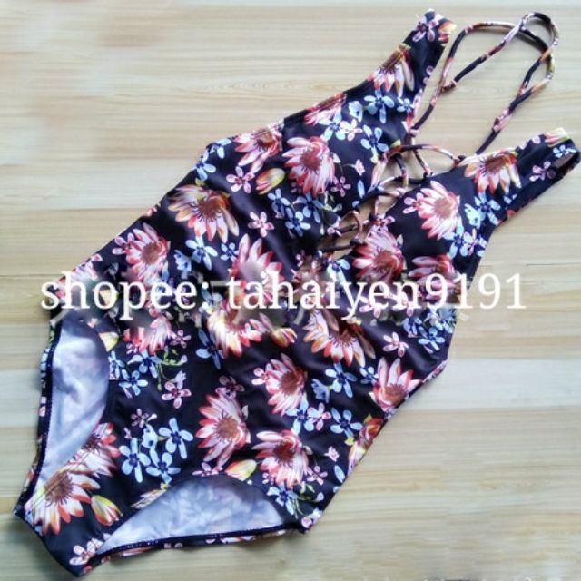 Bikini liền thân đan dây BKN0809 (Có ảnh thật)