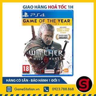 Mua Đĩa Game PS4: The Witcher 3: Wild Hunt Game Of The Year Edition - hệ EU