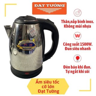 Ấm siêu tốc, bình đun nước Draika Đạt Tường 1.8 lít , Hàng Chính Hãng , Bảo Hành 12 Tháng - MOMO