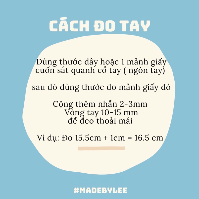 Vòng tay hạt cườm - Vòng tay xỏ hạt thủ công handmade MADEBYLEE