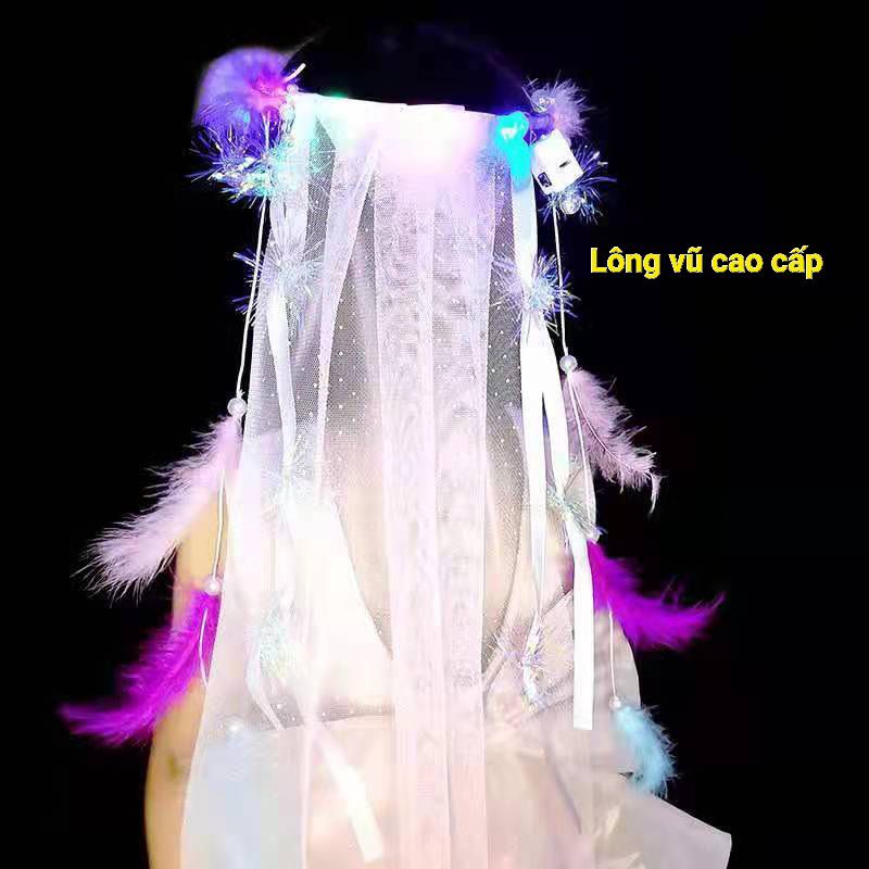 Bờm kết tóc công chúa phong thái Hàm Hương Xinh đẹp