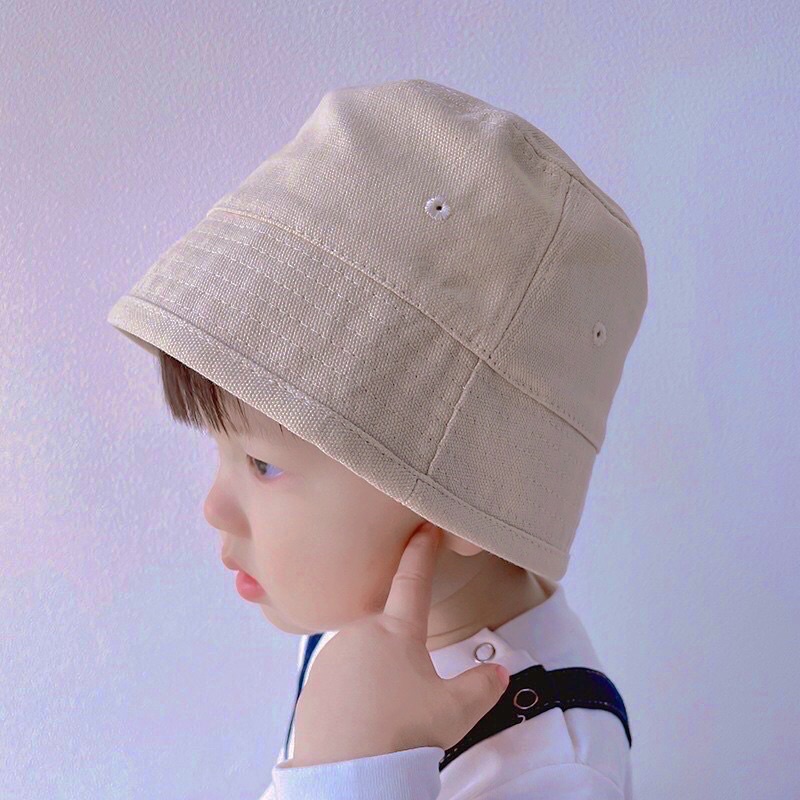 Mũ in tên bé phong cách Hàn quốc cao cấp Vuông tròn