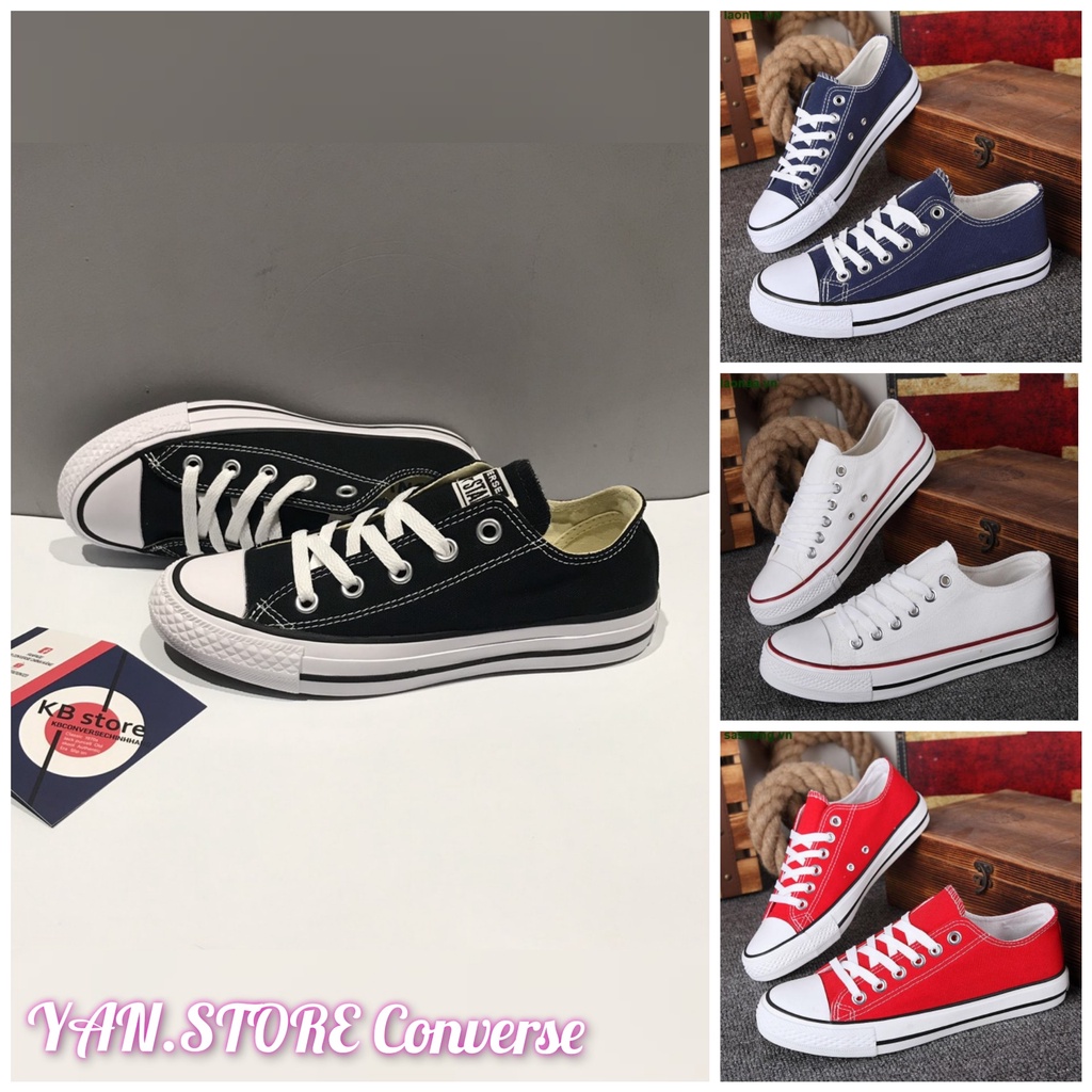 Giầy Thể Thao CONVERSE [ Full Box ] Trắng, Đen, Xám Nam Nữ [ Cổ Thấp - Cổ Cao ] . Sneaker CV 1970s Cao Cấp