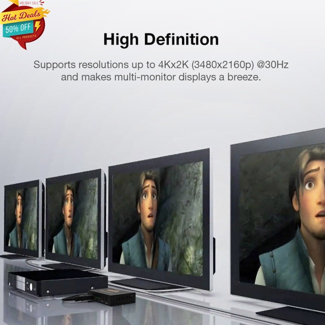 Bộ Chia Cổng Hdmi 4k 1x4 Full Hd 1080p Video Hdmi-compatible 1 Trong 4 Đầu Ra