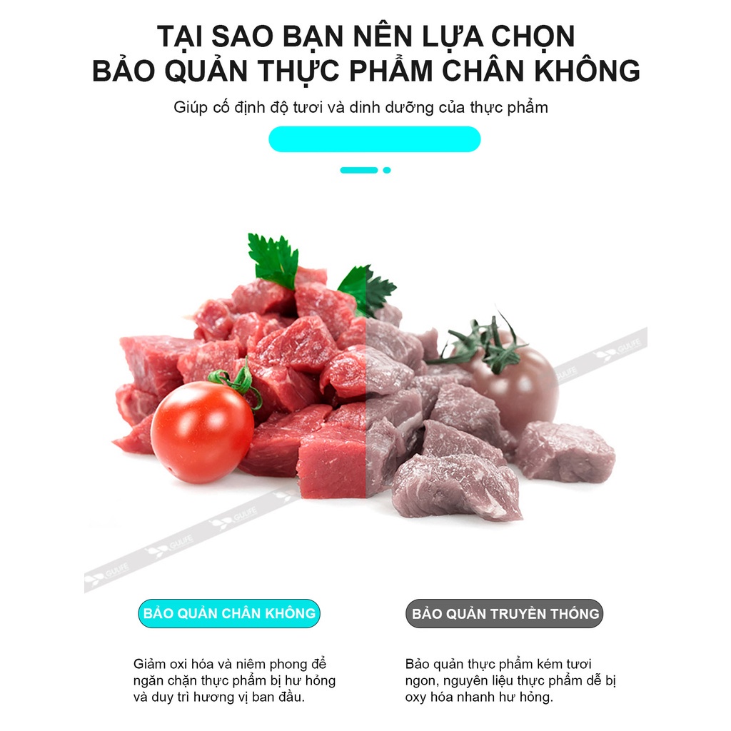 Máy Hút Chân Không Hàn Miệng Cầm Tay Máy Hàn Miêng Túi Thực Phẩm Mini Công Suất Lớn