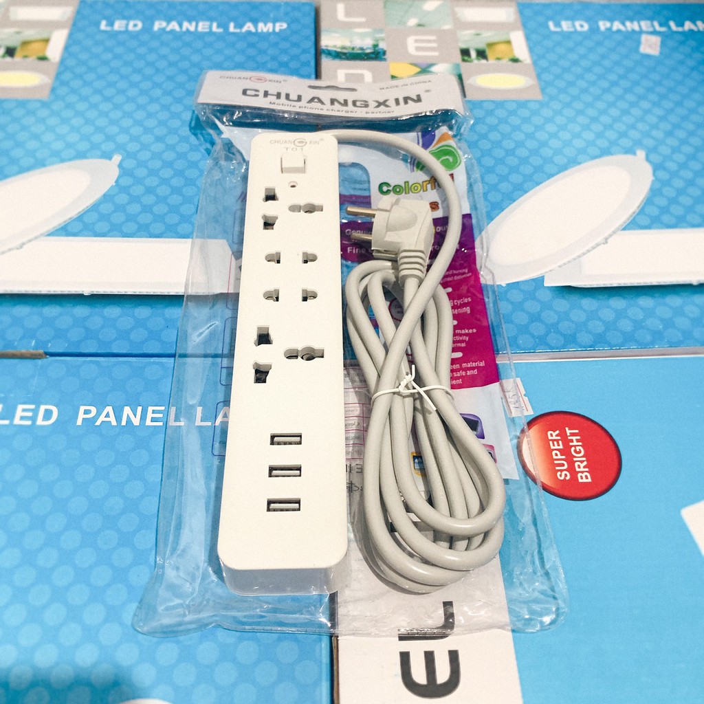 ️🎼️🎼️🎼Ổ Cắm Thông Minh Đa Chức Năng Kèm Bộ Sạc 3 Cổng USB Dây Lõi Đồng To Siêu Bền Chịu Nhiệt-Điện tử Alex