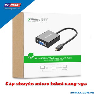 HDMI to VGA + Audio Cáp Dẹt Ugreen 40248 - Hàng Chính Hãng