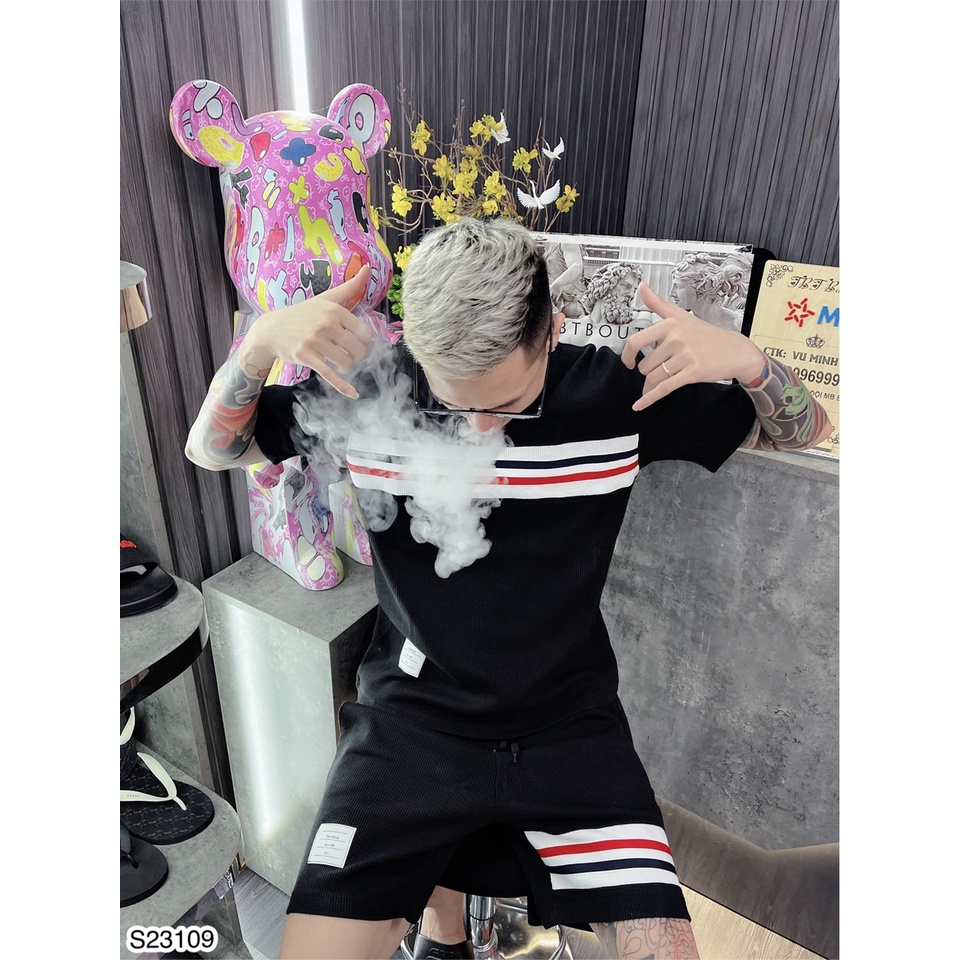 Đồ Bộ Nam Thome Cổ Tròn - Quần Áo Nam Thome Browne Kiểu Dáng Thể Thao