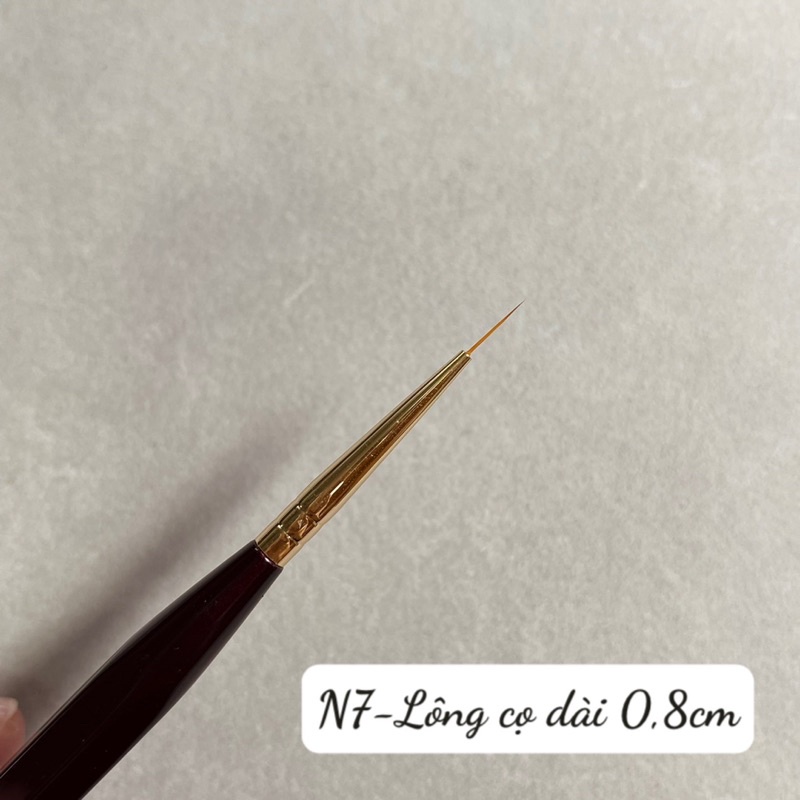 Cọ vẽ niao cao cấp vẽ siêu mảnh ,vân đá ,chải gel