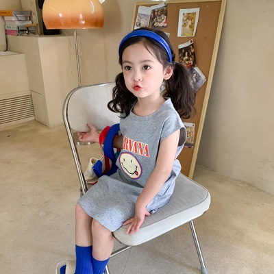 Đầm Sát Nách Phong Cách Hàn Quốc Cho Bé Gái